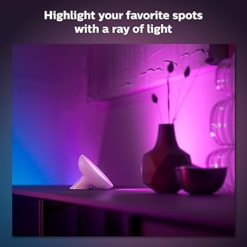 Philips Hue Bloom Smart Table Lamp, White - White and Color